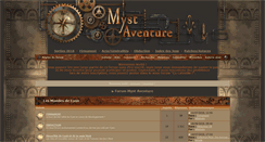 Desktop Screenshot of myst-aventure.com