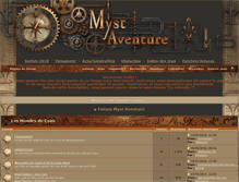 Tablet Screenshot of myst-aventure.com